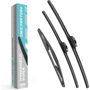 Replacement for GMC Yukon 2008-2014, Original Equipment Windshield Front and Rear Wiper Blade Set - (Pack of 3)