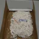 YKBU Stuffy Animal Net for Stuffed Animals Storage Hammock Macrame Stuffed Animal Toy Display Plush Toy Holder Wall Hanging Net for Stuffed Animal Display (Cream,49" W)