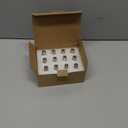 12PCS Christmas Village Replacement Light Bulbs-T20 Replacement Led Light Bulb,E12 Candelabra Base 0.7W 120V LED for Village Houses,Christmas Tree,Dept 56,Halloween Pumpkin Decor Accessories