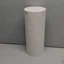 KUNJOULAM Modern Table Lamps, Nightstand Lamp with Linen Fabric Shade Brown Wooden Base, 13.9" Cylinder Bedside Table Lamp for Bedroom, Cafe, Living Room Home Decor