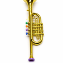 Kids' Toy Trumpet (Musical Instrument)