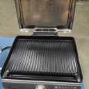 Ninja Griddle and Indoor Grill, 14, Electric Grill, For Steak, Burgers, Salmon, Veggies, and More, Pancake Griddle, Nonstick, Dishwasher Safe, 500F, Even Cooking, Silver, GR101
