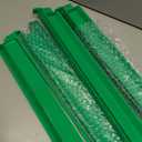 4 Pcs 18.7 Inch Green Acrylic Mahjong Tile Racks with Pushers for Game Night American Mahjong Racks Tile Set for Mah Jong Lovers and Beginners