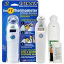 Exergen TAT-2000C Temporal Artery Thermometer  Temporal Thermometer for Kids, Newborns & Adults, Soft Glow Display, Silent Mode, 9V Battery Included