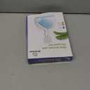 Mini Handheld Broom and Dustpan Set  Small Cleaning Set with 7" Wide Dustpan Opening, Compact & Cute Design, Hand Brush Bristles for Hair/Debris, Ideal for Pet, Sofa, Kitchen (White & Puff Gray)