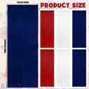HunnmingRe 6 Pcs 4th of July Backdrop Decorations 2.5 x 10 ft Patriotic 250th Anniversary Red White Blue Background Curtain Memorial Day Backdrop for Independence Day Outdoor Decor