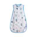 Toddler Sleeping Sack Muslin Cotton 1-2T Lightweight 0.5 Tog Summer Baby Wearable Blanket Thin Infant Sleeping Bag Breathable Soft 12-24M Sleeveless Sleeper Sack (Night Blooming)