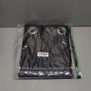 NICETOWN Pitch Black Solid Thermal Insulated Grommet Blackout Curtains/Drapes for Bedroom Window (2 Panels, 42 inches Wide by 63 inches Long, Black)