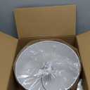 Bargeni Semi Flush Mount Ceiling Light,13 inch Modern 3-Light Ceiling Light Fixture, Black Semi Flush Mount Light Fixture, Flush Mount Lighting for Bedroom, Dinning Room and Hallway