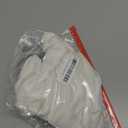 jinchan Linen Tie Top Curtains 24 Inch Length Farmhouse Cafe Curtains Set of 2 for Bedroom Bathroom Rustic Small Windows Light Filtering White Panels with Blue Ties