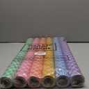 Amazingspark 6 Pcs Pastel Gingham Bulletin Board Paper Roll 19.7'' x 52.5''