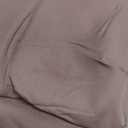 Bamboo Viscose Queen Size Pillowcase Set | 100% Organically Grown | Ultra Soft | Cooling | 2 Pcs [Raisin]