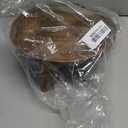 Red Co. 8.75 Dia Round Decorative Wooden Pedestal Plant Stand with Legs, Natural Brown