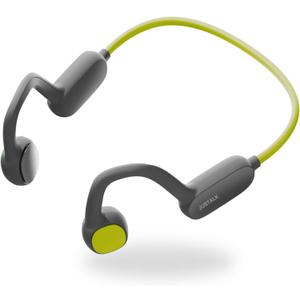 Kids Bluetooth Headphones Wireless Earbuds, Open Ear Headphones for Kids, Internal Mic, IPX5 Waterproof, 30g Lightweight & Robust, Air Conduction Non-in-Ear, 85dB Hearing Protection (Green)