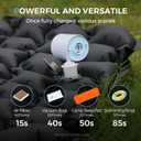 FLEXTAILGEAR Portable Air Pump for Inflatables, 2.82oz Classic Tiny Air Pump, Rechargeable Electric Air Pump to Inflate Deflate for Camping Gear Pool Floats Air Mattress
