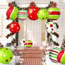 Christmas Decorations Outdoor, 12pcs Big and Small mas Colorful Oversized Christmas Inflatables Decor, PVC Hanging Blow Up Balls Xmas Outside Ornaments for Porch Home Door Tree Patio Indoor
