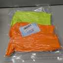 Women's Neon Scrunch Crew Socks 80s 90s Retro 3-Pack Cotton Stacked Boot Calf Cozy Ribbed Slouchy Socks Size 5-10 (1-white/Neon Green/Neon Orange)