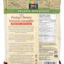 2 x 365 by Whole Foods Market, Organic Unsalted Mini Pretzel Twists, 8 Ounce (EXP 11/05/26)