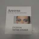 Aresvns Eyebrow Tattoo 99 Pairs,Reddish brown waterproof eyebrow tattoo sticker
