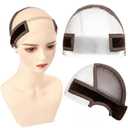 Wig Caps with Grip Band for Keeping Wigs in Place Wig Grip Cap for 13x4 Lace Front Breathable Wig Caps Non-Slip Adjustable Wig Grip Band (Brown)