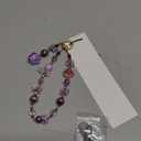 Phone Charm for Women, Anti-Theft Phone Wrist Strap, Hands-Free & Detachable Cellphone Lanyard Chain with Tether Tab (Amethyst Glow)