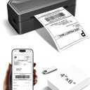 Shipping Label Printer 4x6 Bluetooth Thermal Label Printer for Small Business, Warehouse or Home Office, Compatible with Windows iOS Android Mac, USPS Amazon Etsy