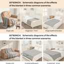 inhand Knitted Gift Throw Blankets for Couch and Bed,Valentines Day Decor Blanket for Her Him Girlfriend Wife, Pink Romatic Lightweight Decorative with Tassel, Farmhouse Warm Woven for Women, 60"x80"