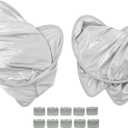 Glass Roof Sunshade Heat Blocking Long Durability Easy Install Car Sunroof Cover For Model Y 2021 to 2023 (Grey)