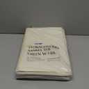 StorageWorks Fabric Storage Bins with Lid, Decorative Storage Boxes for Shelves, Stackable Closet Organizer Basket with Handles, Large, Ivory White, 2-Pack