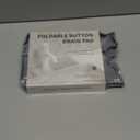 ZJWZLG Faucet Mat for Kitchen Sink, 17.7"X5.5" Silicone Sink Splash Guard with Soap Holder, Snap-On Design & 7slope Fast Drain, Folding Sink Faucet Mat for Universal Kitchen Bathroom SinkGrey (Gray)