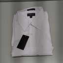 Mens Regular fit Solid Dress Shirts w/Convertible Cuffs (17.5" Neck 33" Sleeve)