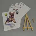 Small Desk Calendar 2025 - Sporty German Shepherd: Monthly Calendar with a Mini Easel Standing Dog Calendar for Home Office Decor Desk Accessories 5" x7" (Jan. 2025 to Dec. 2025)