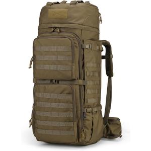 Mardingtop 75L Molle Hiking Internal Frame Backpacks with Rain Cover for Camping,Backpacking,Travelling