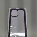 Miracase Glass Case for iPhone 13 Pro Max 6.7 inch, Upgrade Full-Body Clear Bumper Case with Built-in 9H Tempered Glass Screen Protector for iPhone 13 Pro Max, Purple