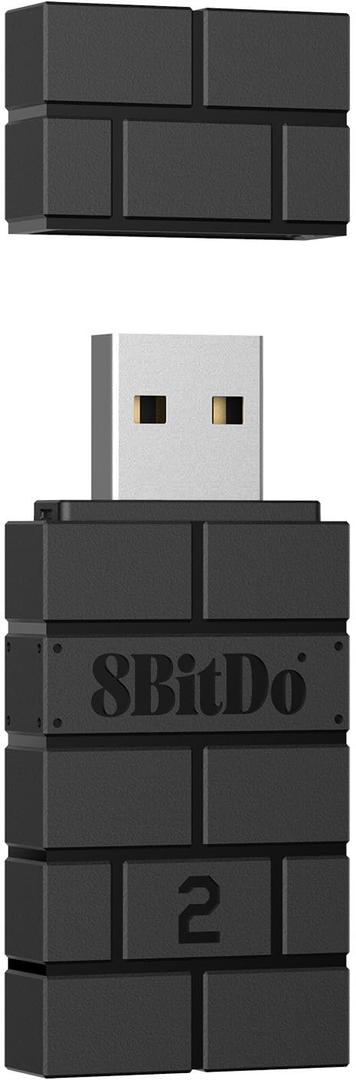 8BitDo USB Wireless Adapter 2 (Black Edition)