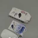 Kovess Mouse for Laptop Wireless Bluetooth - MacBook Air Mac Pro PC iPad Optical Rechargeable Silent Mouse with Jiggler Dual Mode Switch Bluetooth 5.2/3.0 and 2.4GHz USB-A and Type-C Receiver White