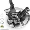 Front Steering Knuckle & Wheel Bearing Hub Assembly for Jeep Compass 07-17, Patriot 2007-2017, Dodge Caliber 2007-2012, 4WD AWD FWD, 698-410, 698410, 510090, Right Passenger Side