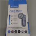 BEAUTURAL Fabric Shaver and Lint Remover, Sweater Defuzzer with 2-Speeds, 2 Replaceable Stainless Steel Blades, Battery Operated, Remove Clothes Fuzz, Lint Balls, Pills, Bobbles Gray