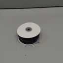 1-1/2 Inches 50 Yards Black Satin Ribbon, Solid Fabric Ribbon Roll for Flower Bouquets, Gift Wrapping, Wedding, Handmade Crafts