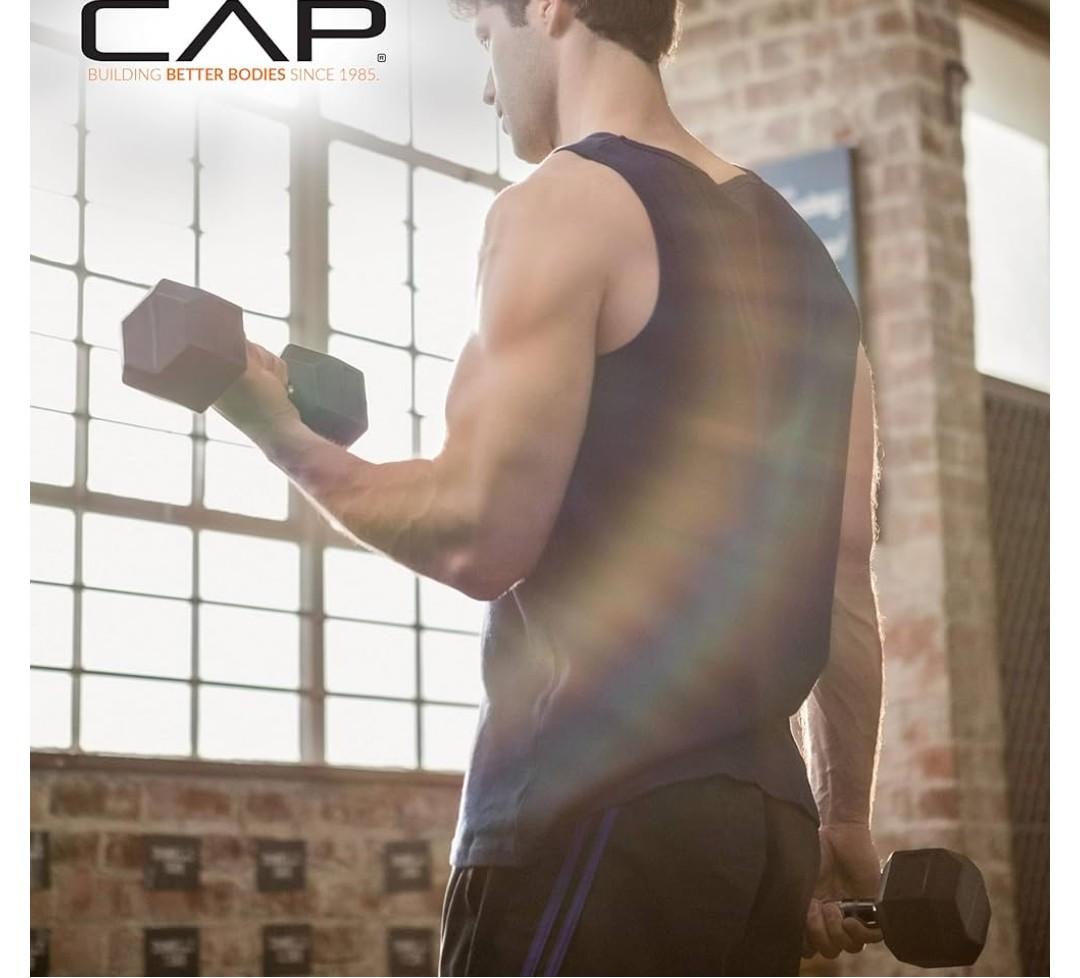 CAP Barbell Coated Dumbbell Weight  60 lbs