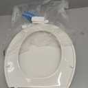 KOHLER 20111-96 Brevia, Slow Close Toilet Seat, Round Toilet Seat, Grip-Tight Bumpers Quick-Attach Hardware, Biscuit