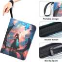 400 Pockets Zoro Card Binder for One Piece Zoro Cards,Portable Waterproof Card Storage Book with Removable Sleeves, Children Gifts for Anime, Sword and TCG Card, Luffy-Style 6, WEST010