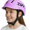 ZIFFY Kids/Toddler Bike Helmet, Adjustable, Lightweight, Safety Certified Scooter Helmet for Boys & Girls with Washable Inner Lining, 2 Sizes, 4 Colors Fits Toddlers to Youth by Jova