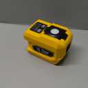 220W Power Inverter Compatible with Dewalt 20V Battery, DC 20V to AC 110V Inverter, Portable Power Station Generator with 1 AC Outlet, 2 USB Ports & 1 TypeC Fast Charging, 400LM LED Work Light