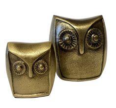 Aluminum Owl Gold 2PCS
