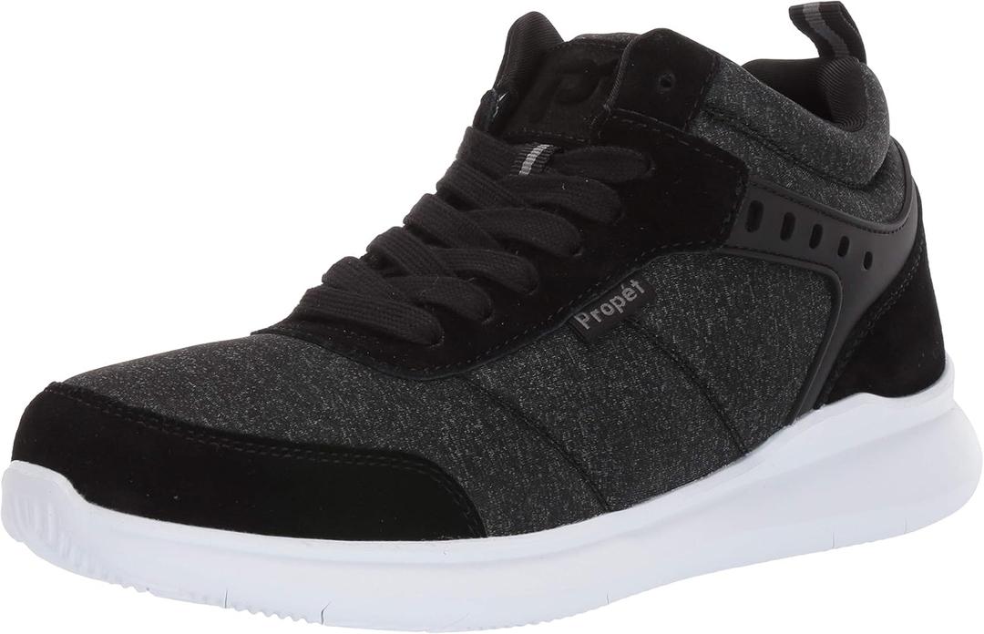 Propet Mens Viator Hi Lace Up Sneakers Shoes Casual - Black, 13 3E US