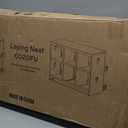 Chicken Nesting Boxes - 6 Compartment Metal Poultry Nest Box Wall Mount for Chickens, Hens, Ducks - Easy Egg Collection - Large Vented Holes Chicken Coop Equipment (6 Compartment)