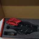 Spider Web Shooters, Web Launcher with Gloves, Realistic Web-Slinging Action Safe and Fun Superhero Toy for Men and Kids - Black