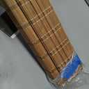 LazBlinds No Tools No Drill Cordless Bamboo Roman Shades, Light Filtering Window Treatment, Roll Up Bamboo Blinds for Windows 35'' W x 64'' H, Brown