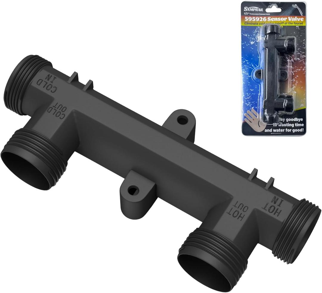 595926 Sensor Valve Fit for Watts Premier 500800&500805 and grundfos up Comfort Series Instant Hot Water Recirculating Pump System 367010 Thermal Bypass Bridge Valve